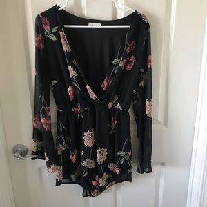 Cute floral romper